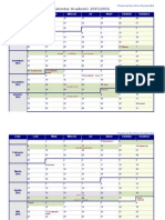 Calendar Academic