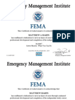 Fema Certificates