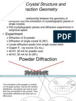 Crystal Structure Lab: Diffraction Geometry and Reciprocal Space