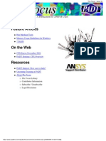 Feature Articles: A Publication For ANSYS Users