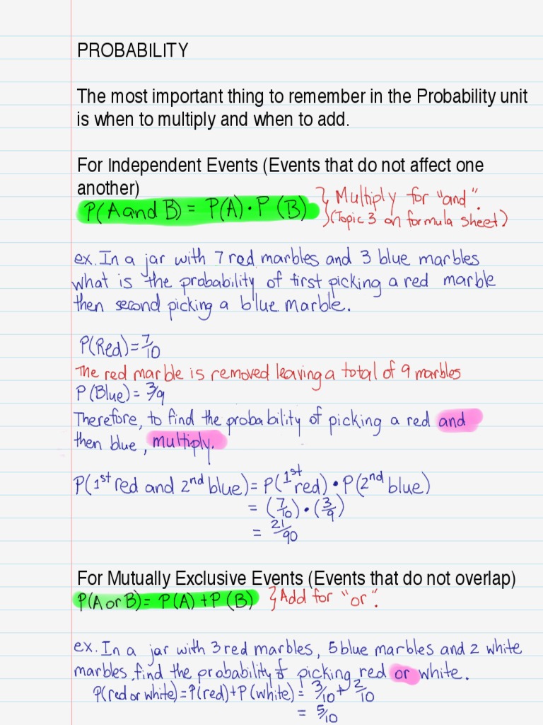 Probability Concepts and Diagrams | PDF | Games & Activities | Teaching ...