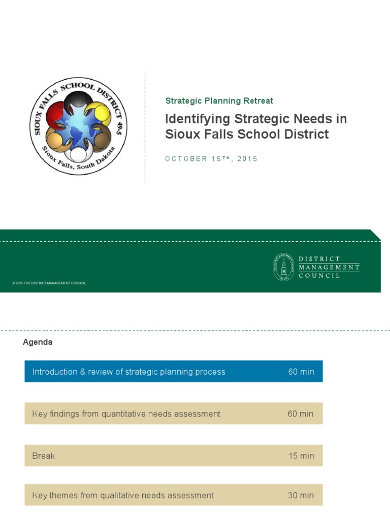 Strategic Planning PowerPoint | PDF | Strategic Planning | Needs Assessment