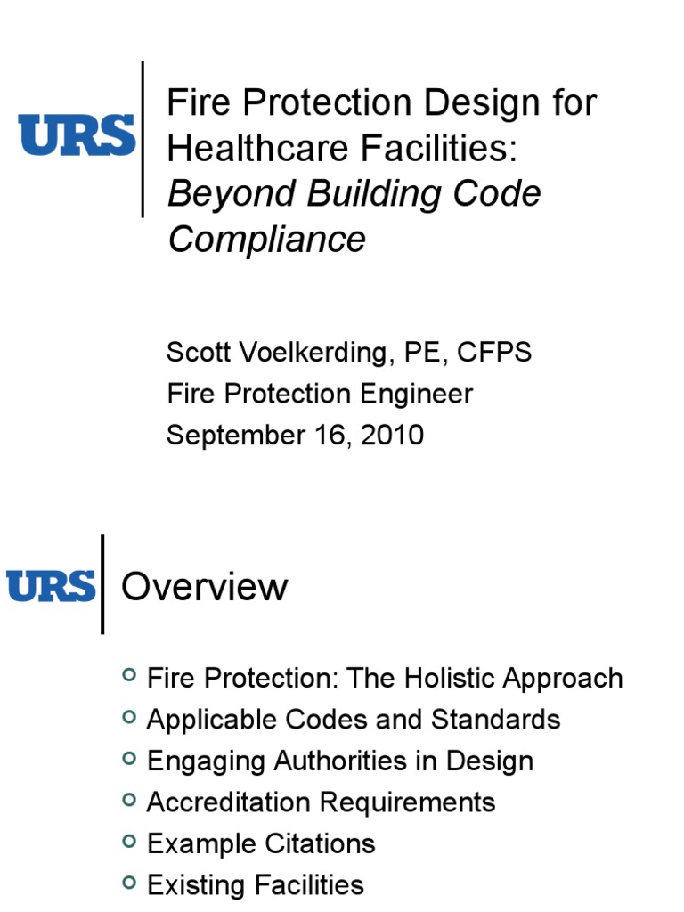 Fire Protection Design in Healthcare Facilities | PDF | Fire Sprinkler ...