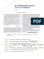 Ficha de Preparacao para o Teste de Frances