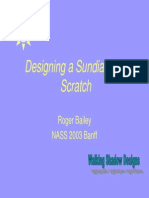 Designing A Sundial From Scratch: Roger Bailey NASS 2003 Banff