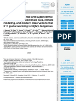 Ice Melt, Sea Level Rise and Superstorms: Evidence From Paleoclimate Data, Climate Modeling, and Modern Observations That 2 Oc Global Warming Is Highly Dangerous