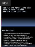 Download KONFLIK DAN PERGOLAKAN YANG BERKAIT DENGAN SISTEM PEMERINTAHAN TAHUN 1948-1965 by Dimas Alvin Faiz SN287148823 doc pdf