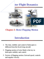 Helicopter Flight Dynamics: Rotor Flapping Motion