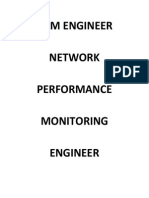 NPM Engineer Network Performance Monitoring Engineer