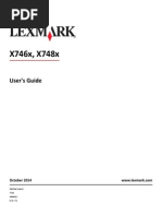 Manual Lexmark X748