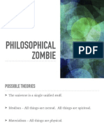 Philo 101 Philosophical Zombie