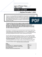 Election 2015 Guide | League of Women Voters of Hays County