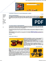 Construya Un Transformador Casero