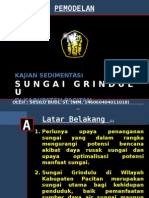 Pemodelan Sedimentasi Sungai Grindulu