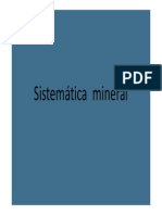 Sistemática Mineral - Clasificación de Strunz