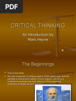 Download CRITICAL THINKING by Medway08 SN2871706 doc pdf