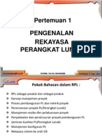 Pengenalan Rekayasa Perangkat Lunak