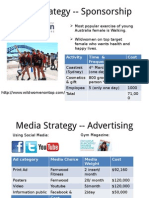 Media Strategy -- Sponsorship