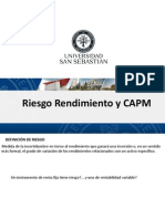 Riesgo Rendimiento y CAPM