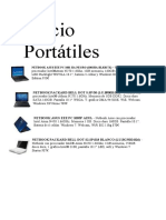 Precio Portátiles