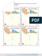 tarjetas de invitación para niño