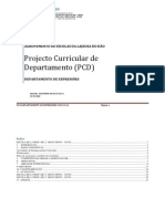 Projecto Curricular Dep. Expressões