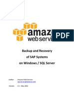 Backup and Recovery of Sap Systems On Aws For Windows SQL Server v1.1
