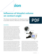 Influence of Droplet Size on Contact Angle Measurements TN 6