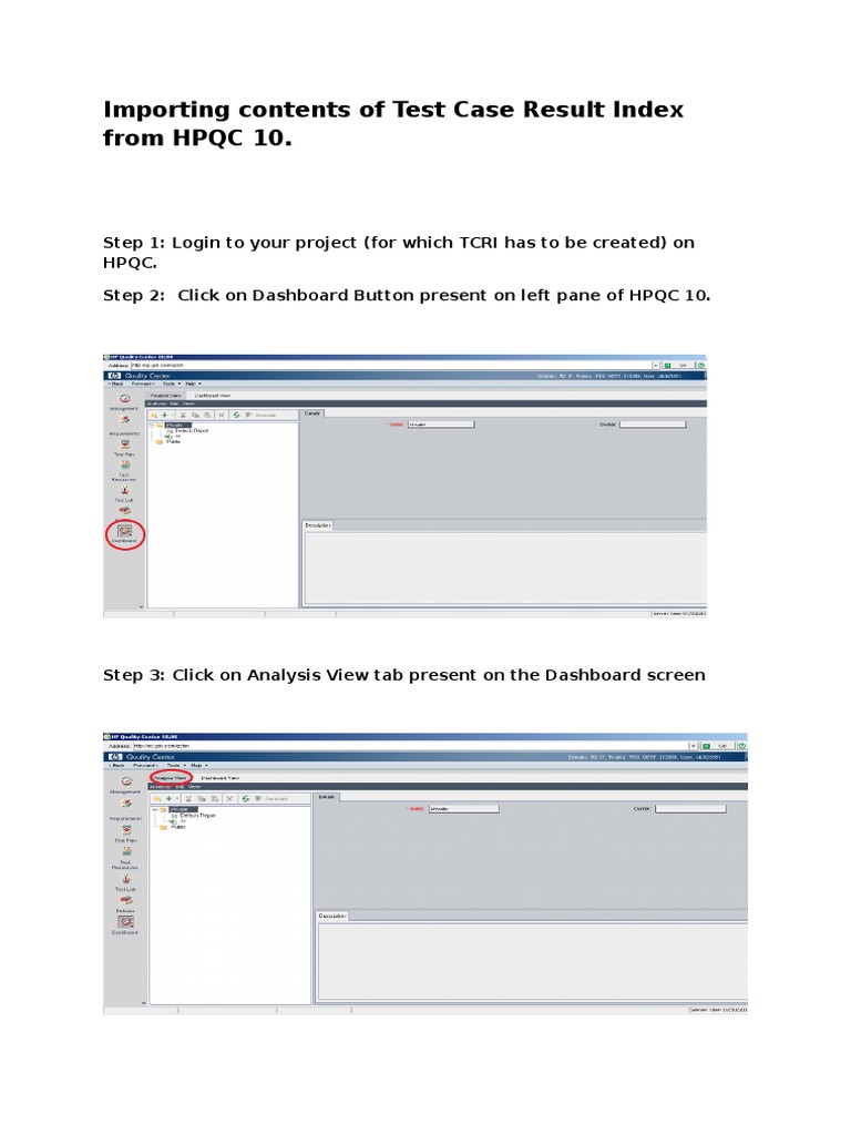 Import Test Case Results from HPQC 10 | PDF | Teaching Methods ...