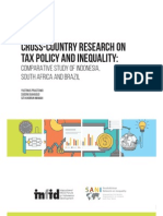 Cross Country Research On Tax Policy and Inequality: Comparative Study of Indonesia, South Africa and Brazil