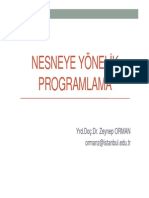 NESNEYE YÖNELİK PROGRAMLAMA Ders3 