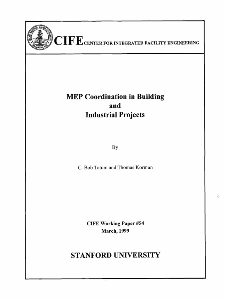 MEP Coordination in Building & Industrial Prjts | PDF | Construction ...