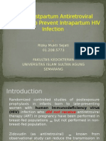 Jurnal Reading Three Postpartum Antiretroviral Regimens to Prevent Intrapartum HIV Infection