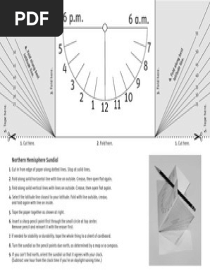Sundial n English