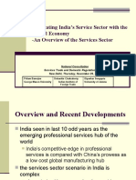 Integrating India's Service Sector With The Global Economy - An Overview of The Services Sector