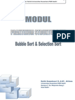 Modul4-Sorting Bubble & Selection