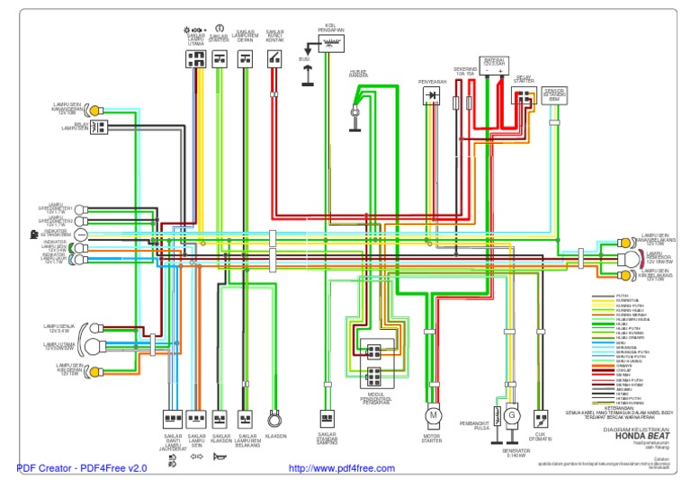 BeAT Wiring Diagram | PDF