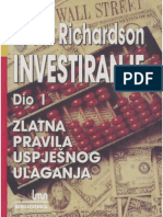 Leon Richardson Investiranje 1 Zlatna Pravila Uspjesnog Ulaganja