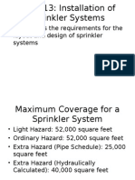 Steps to Completing Sprinkler Layout 2012