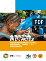 Alimentation en Eau Potable Et Assainissement Des Quartiers Périphériques Urbains Et Des Zones Rurales en RDC