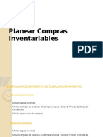 Planear Compras Inventariables en SAP