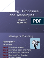 Planning Processes and Techniques 41