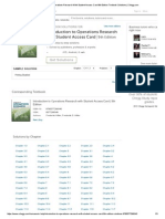 Introduction To Operations Research With Student Access Card 9th Edition Textbook Solutions - Chegg