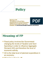 Fiscal Policy