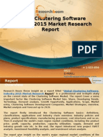 Global Clustering Software Industry 2015 Market Research Global Clustering Software Industry 2015 Market Research