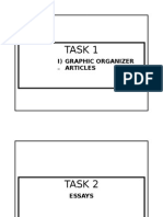 Task 1: I) Graphic Organizer Articles