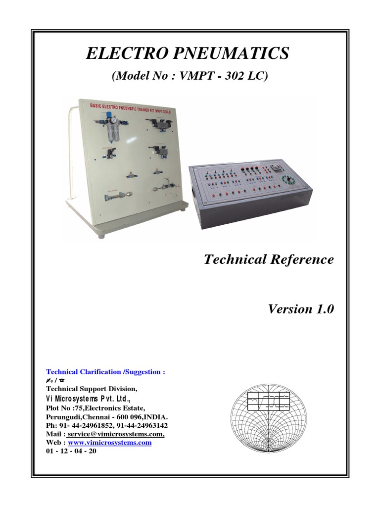 Electro Pneumatic Control Overview | PDF | Gas Compressor | Capacitor