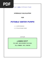 Potable Water Pumps: Lamah Est