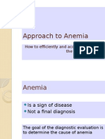 Approach To Anemia: How To Efficiently and Accurately Work Up The Anemic Children