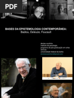 Bases da epistemologia contemporânea